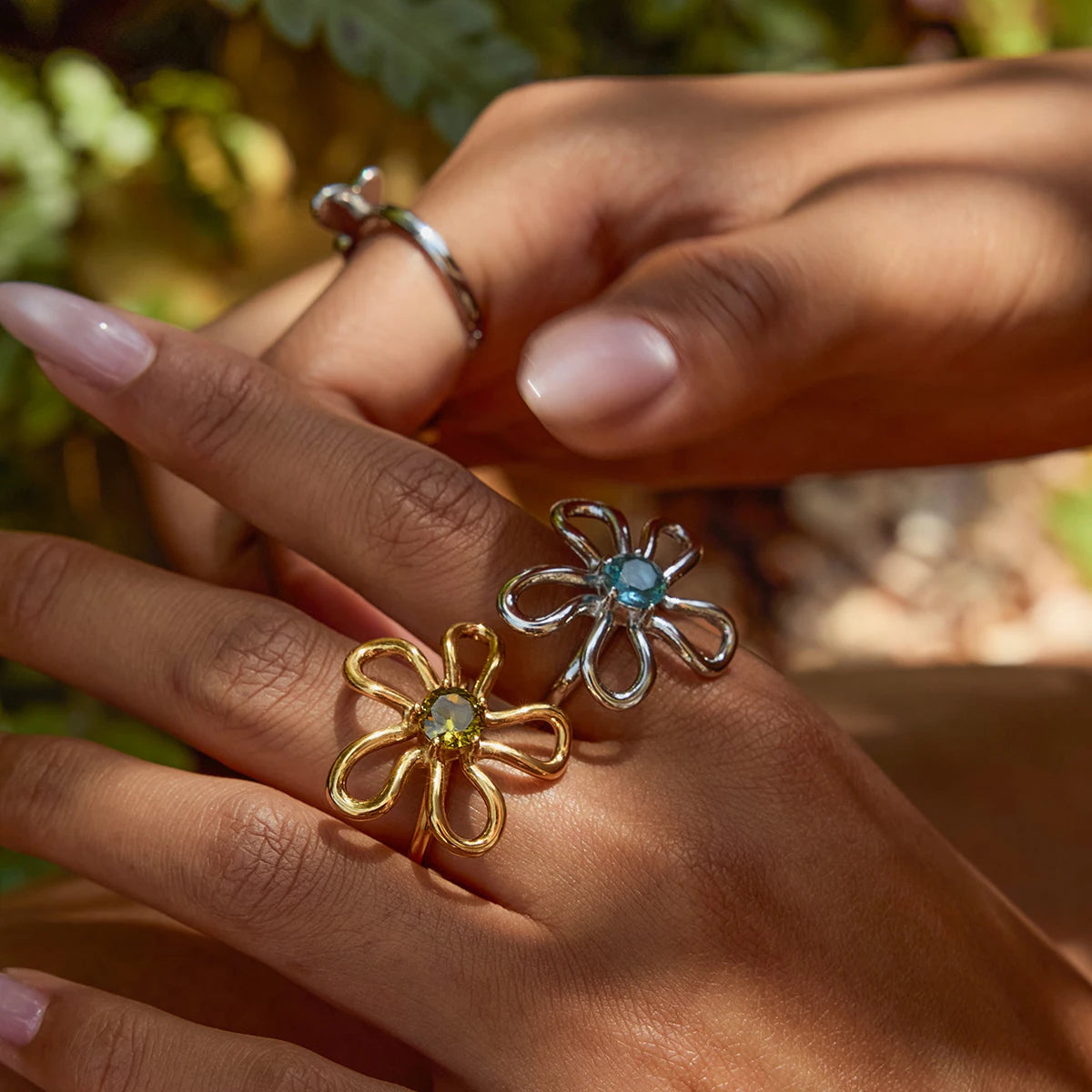 Bague Athéna en or et argent en acier inoxydable waterproof hypoallergéniques pas cher Thalassa bijoux