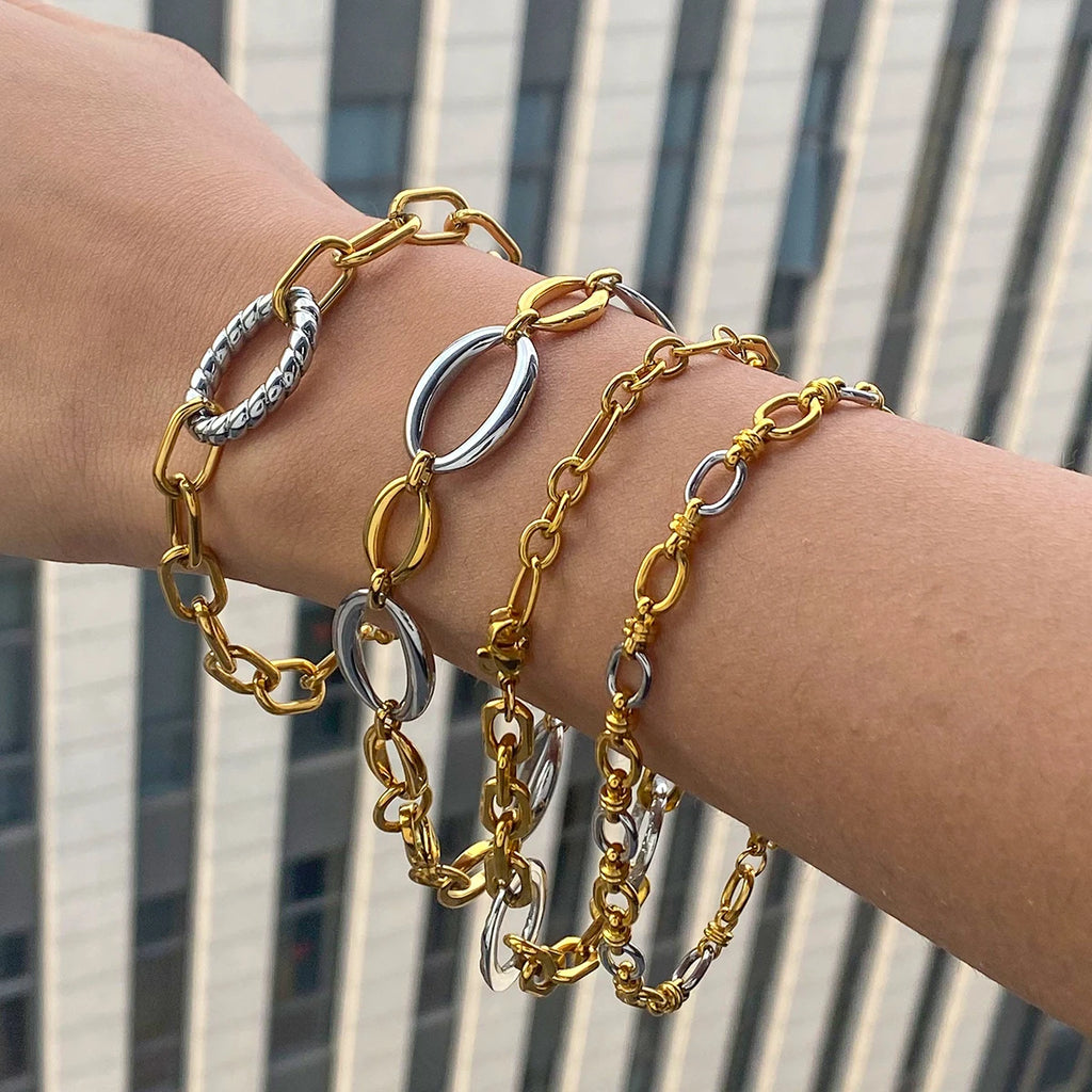 Bracelet acier inoxydable Thalassa bijoux pas cher 